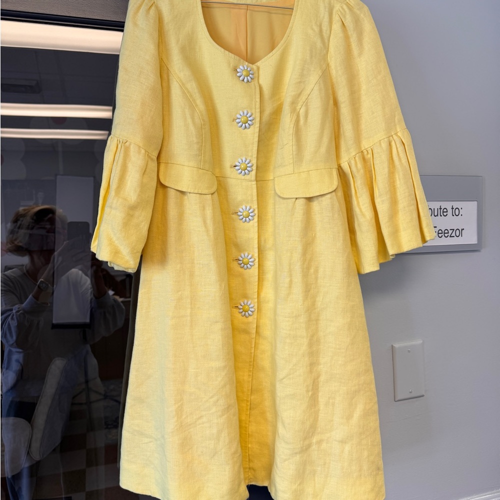 Vintage Betsey Johnson Sunny Yellow Dress